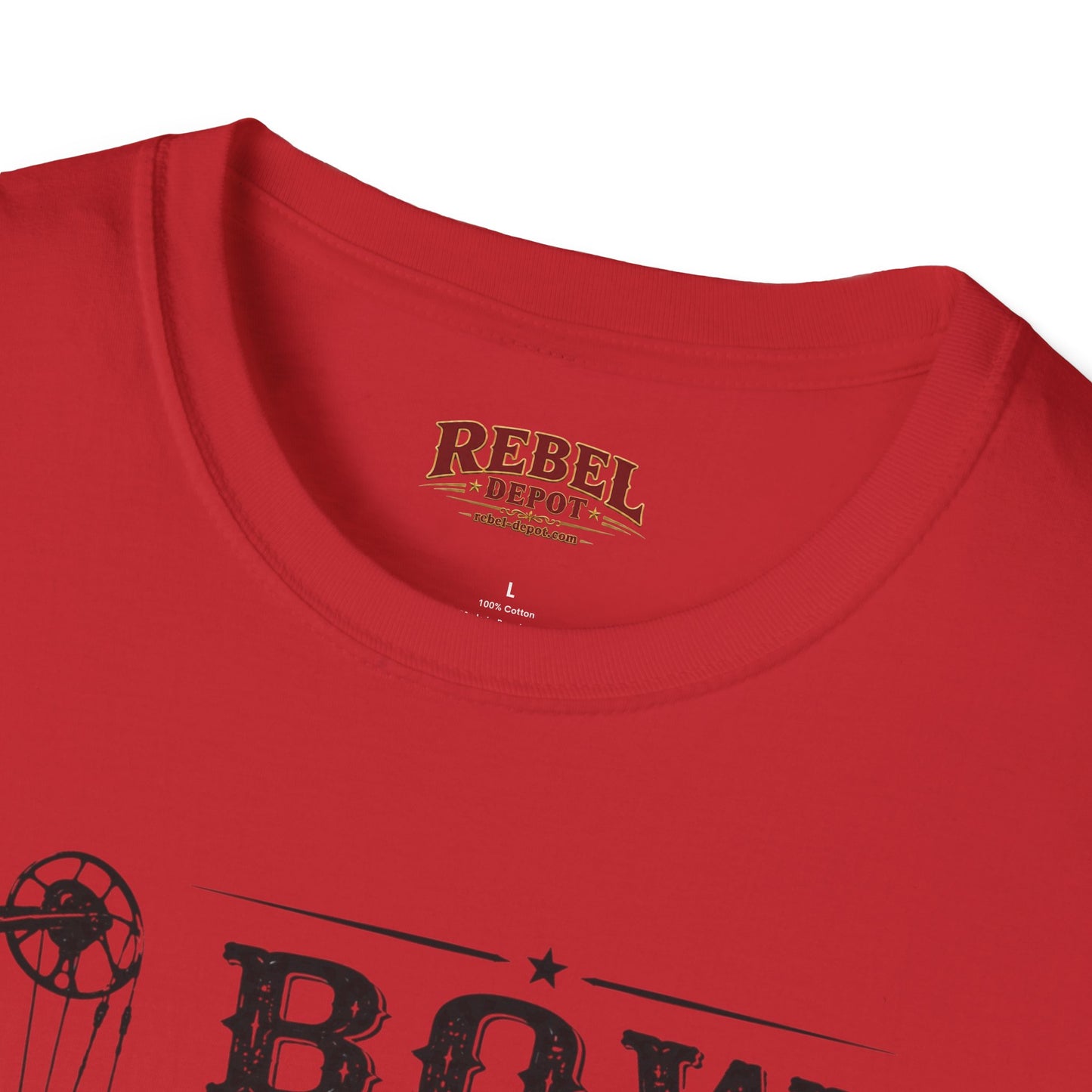 Bow Boots Coffee  Adult Size T-Shirt