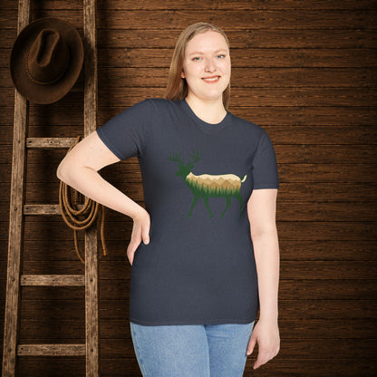 Wilderness Buck   Adult Size T-Shirt