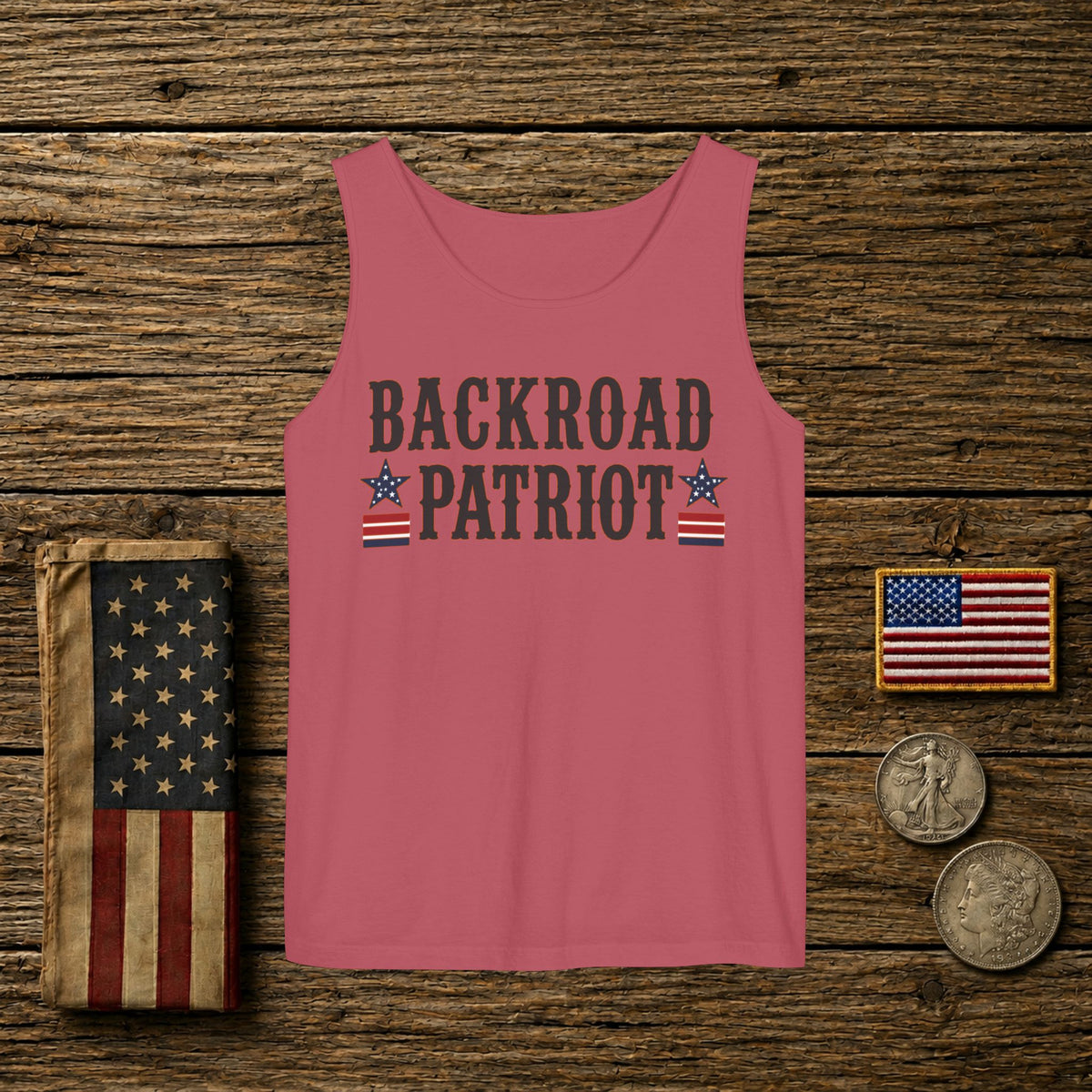 Backroad Patriot   Adult Unisex Tank Top