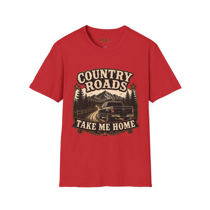 Country Roads Ford  Adult Size T-Shirt
