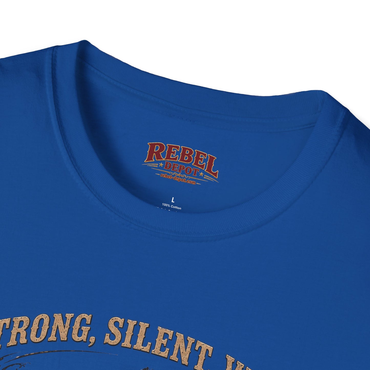 Strong Silent Wild Bear  Adult Size T-Shirt