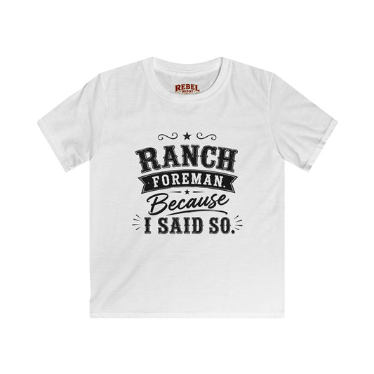 Ranch Foreman Kids T-Shirts