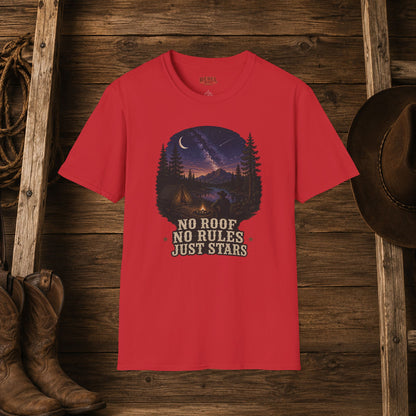 No Roof No Rules   Adult T-Shirt