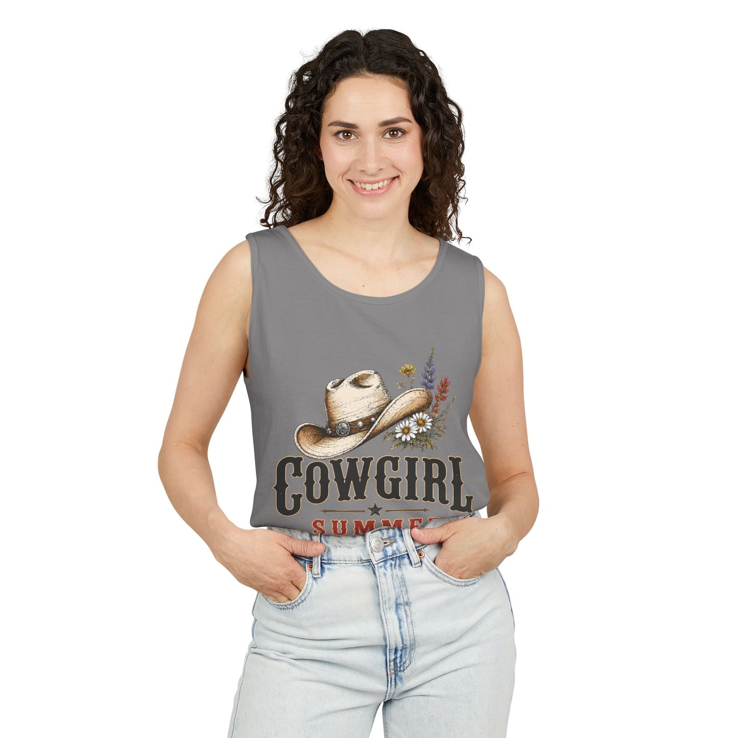 Cowgirl Summer   Adult Unisex Tank Top