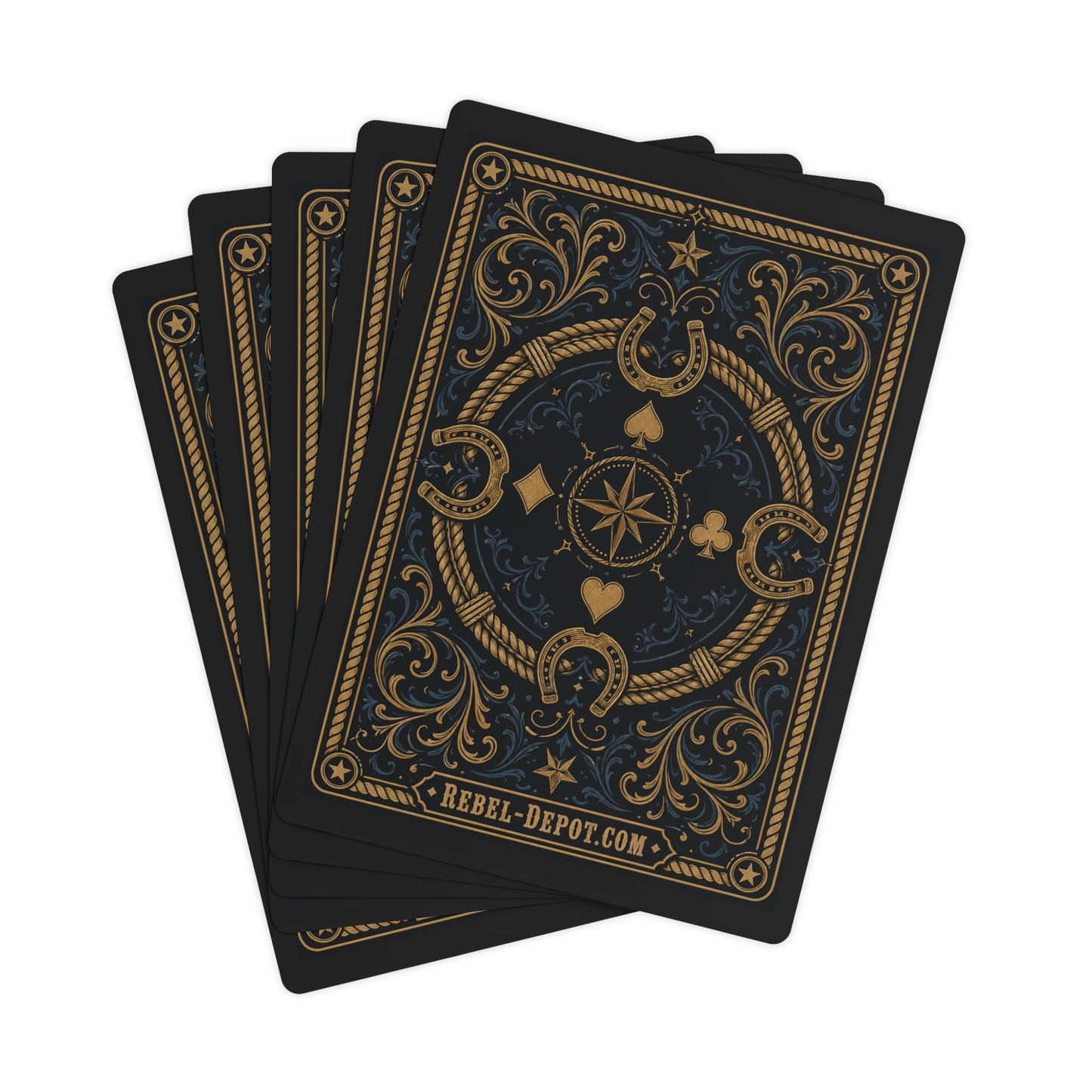 Horseshoe Wreath  Poker Cards