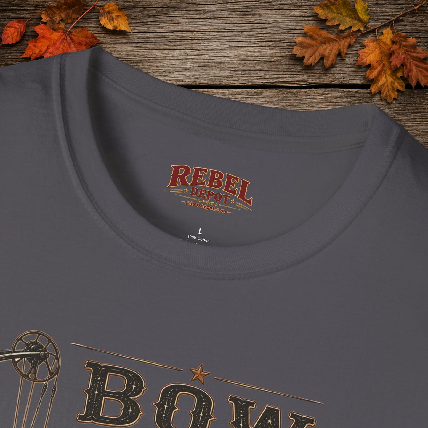 Bow Boots Coffee  Adult Size T-Shirt