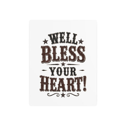 Bless Your Heart  Metal Art Sign