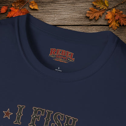 Fish Punching Frowned Upon  Adult Size T-Shirt