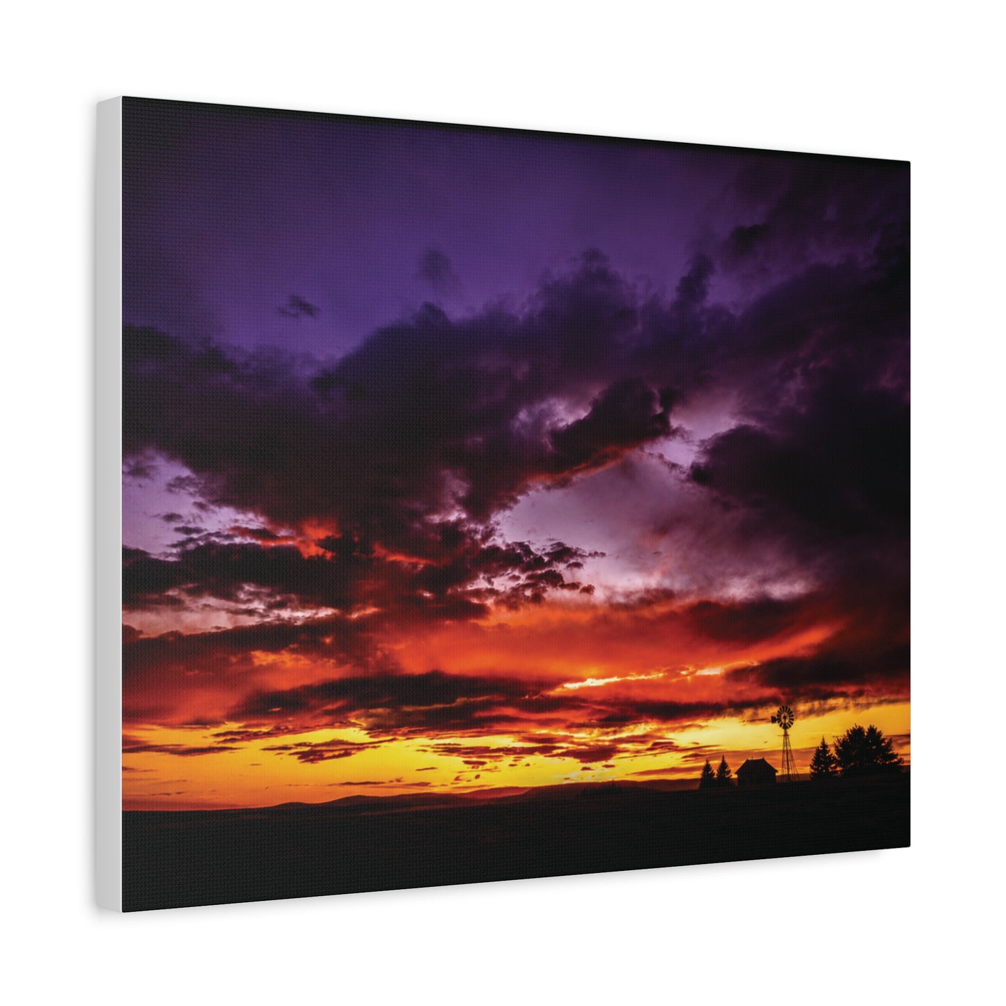 Ranch Sunset Matte Canvas Art