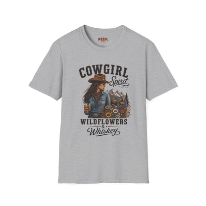 Cowgirl Spirit   Adult Size T-Shirt