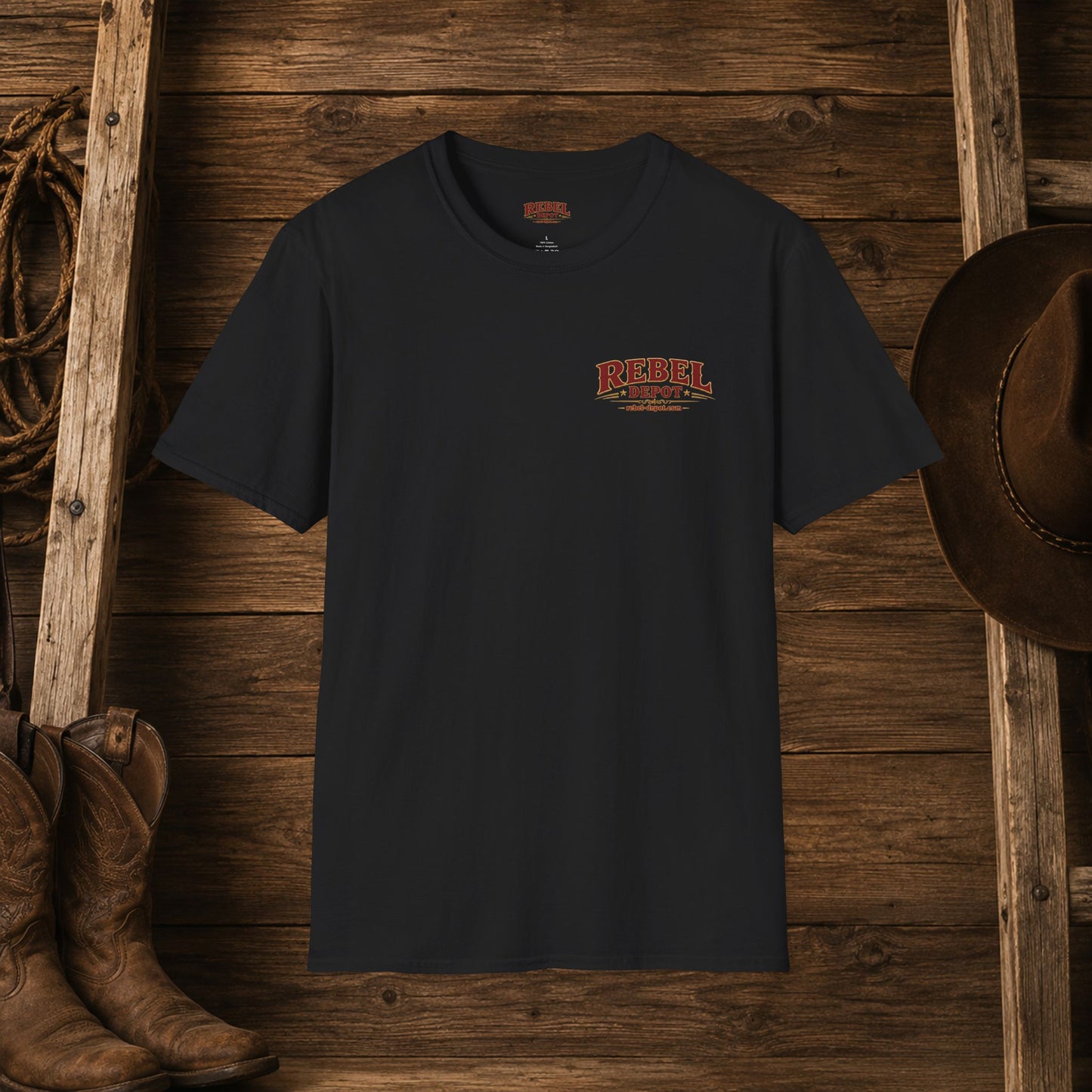 Raised Dirt Rodeo Cowgirl (Back)  Adult T-Shirt