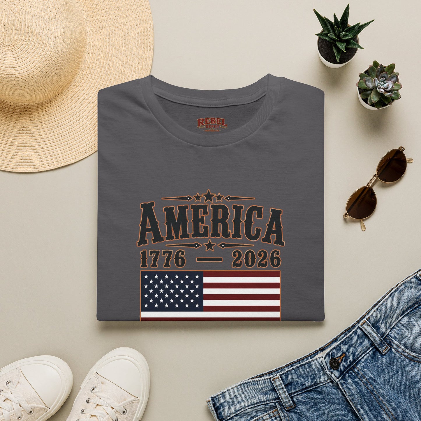 America 1776-2026  Adult Size T-Shirt