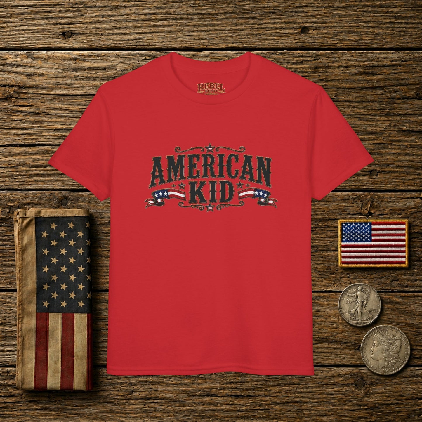 American Kid Patriot  Youth T-Shirt