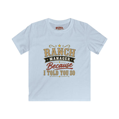 Ranch Manager Kids T-Shirts