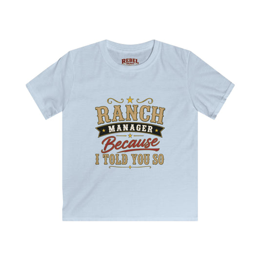 Ranch Manager Kids T-Shirts