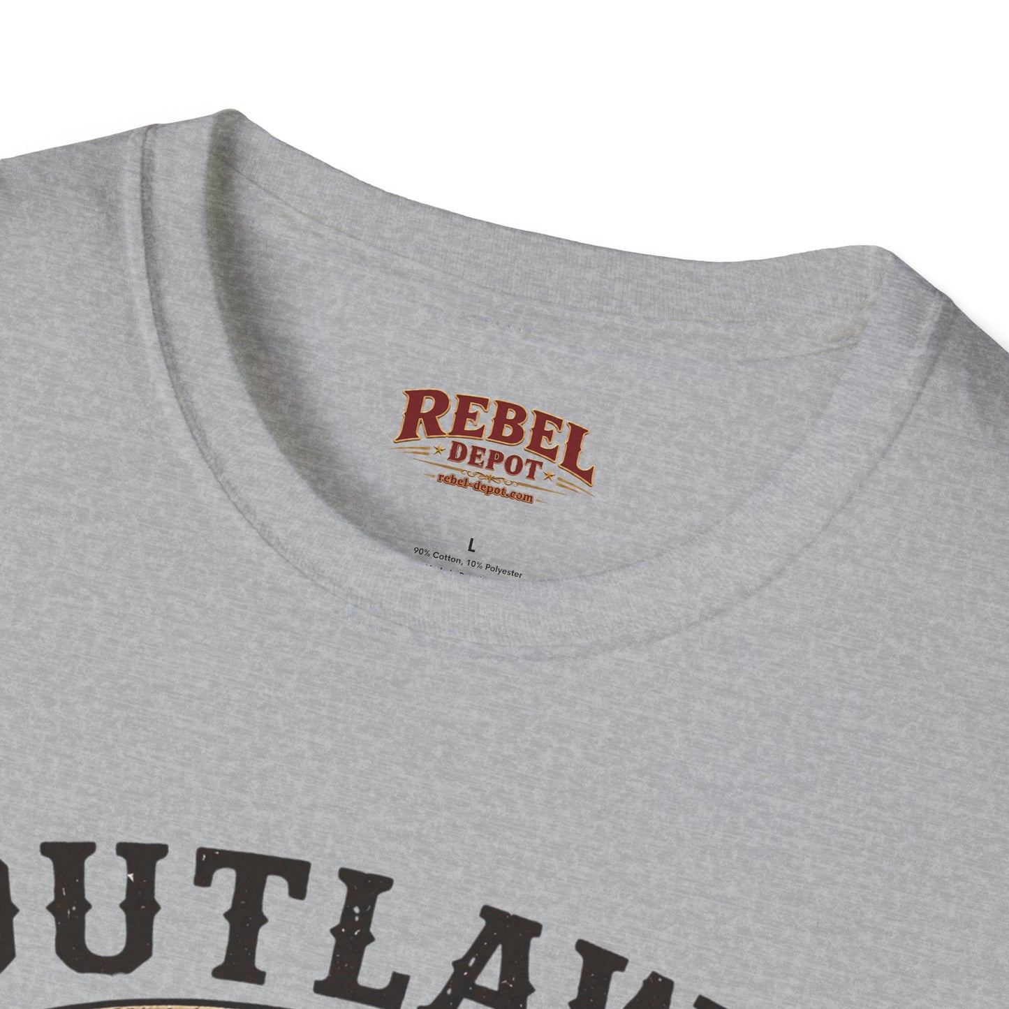 Outlaws Ride Wild   Adult Size T-Shirt