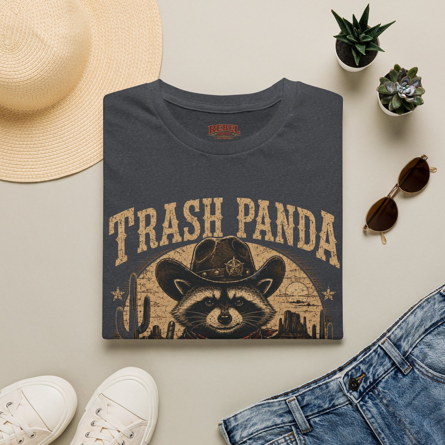 Trash Panda Outlaw (Offensive) Cowboy T-Shirt