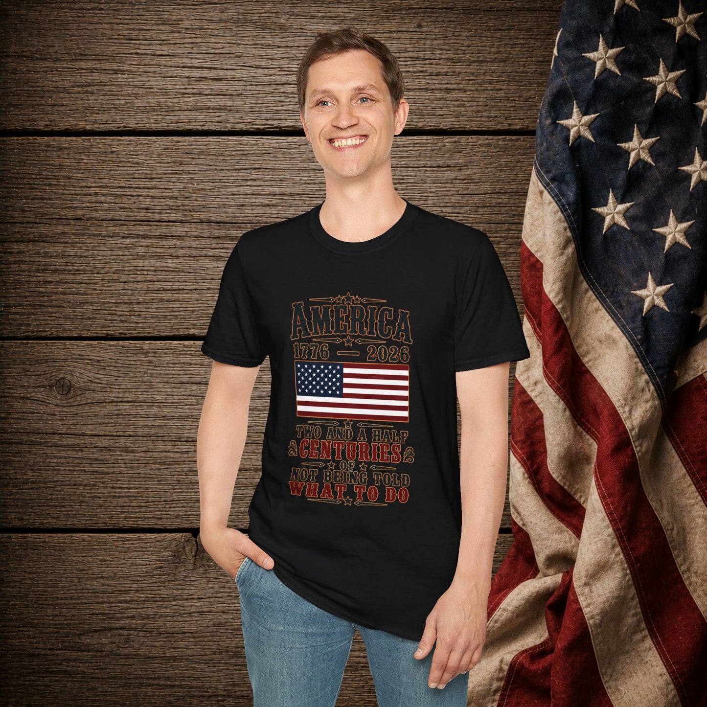 America 1776-2026  Adult Size T-Shirt