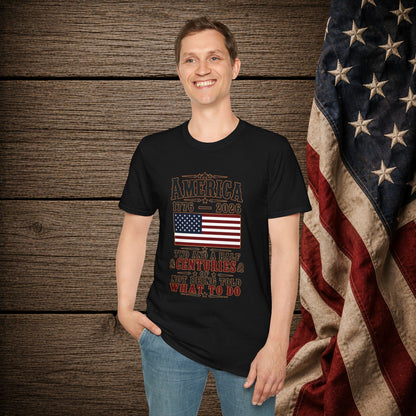 America 1776-2026  Adult Size T-Shirt