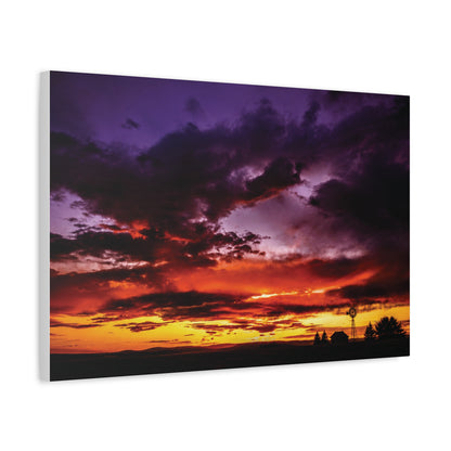 Ranch Sunset Matte Canvas Art