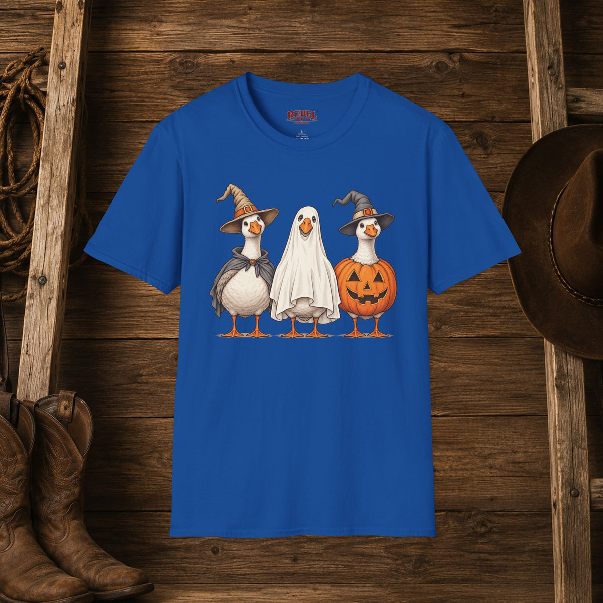 Spooky Geese   Adult Size T-Shirt