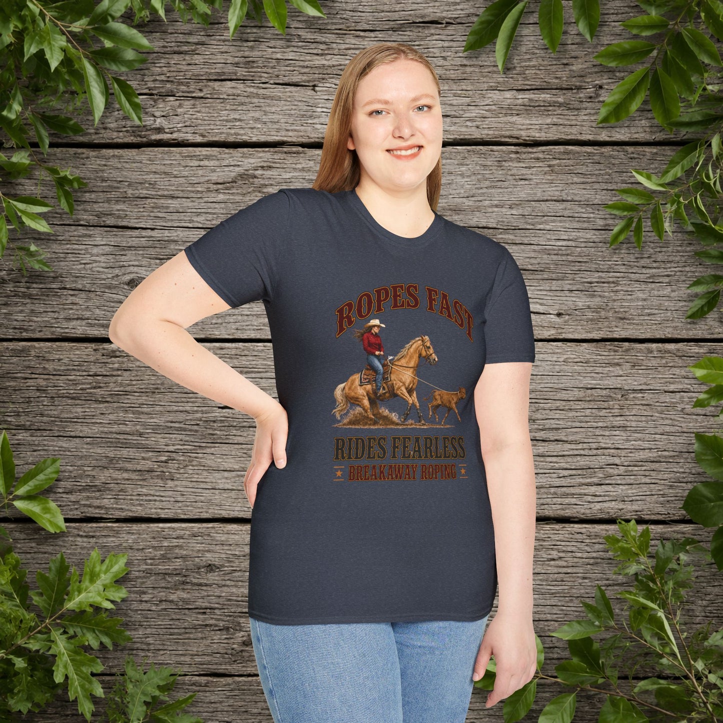 Ropes Fast Breakaway Roping  Adult T-Shirt