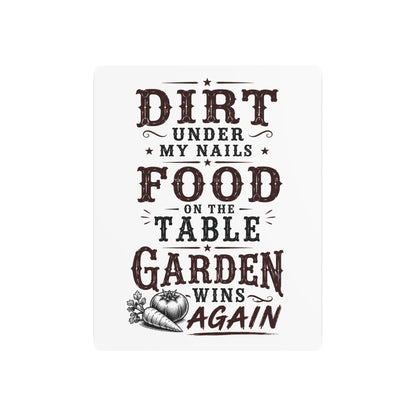 Garden Win  Metal Art Sign