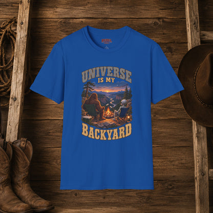 Universe Is My Backyard   Adult Size T-Shirt
