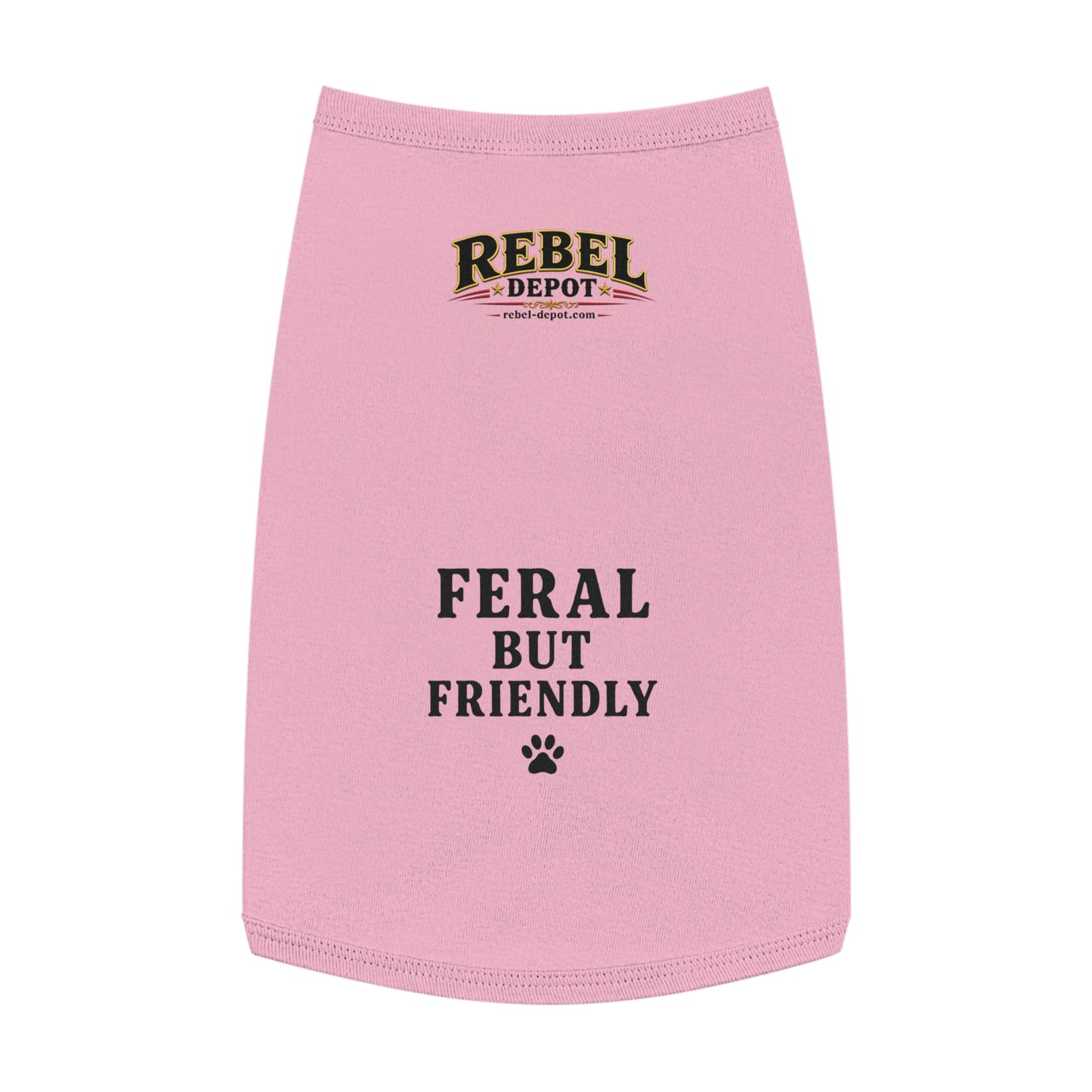 Feral But Friendly  Pet Tank Top