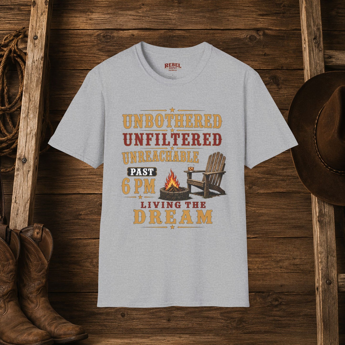 Living The Dream  Adult Size T-Shirt