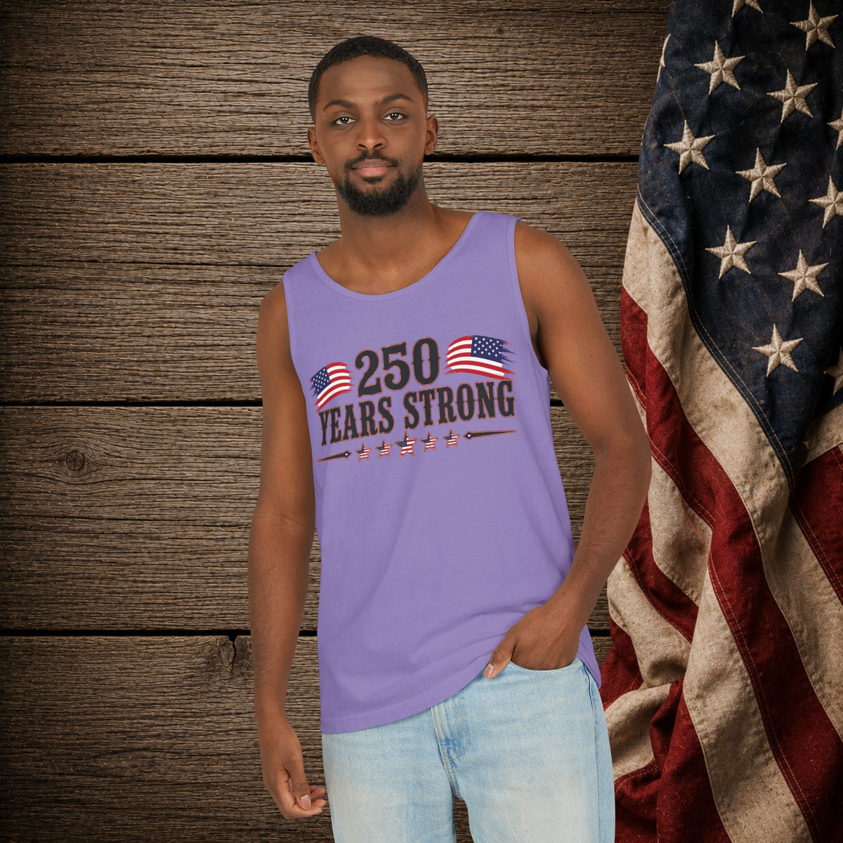 250 Years Strong   Adult Unisex Tank Top