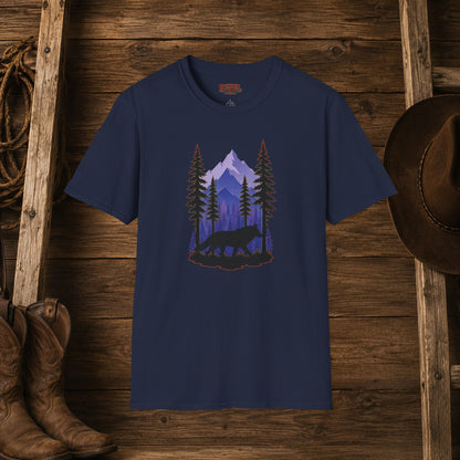 Twilight Wolf   Adult Size T-Shirt