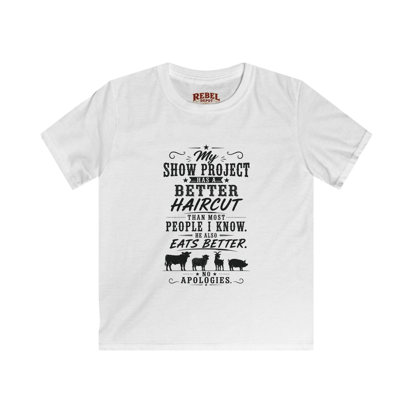Project Has A Better Haircut   Kids Size T-Shirts