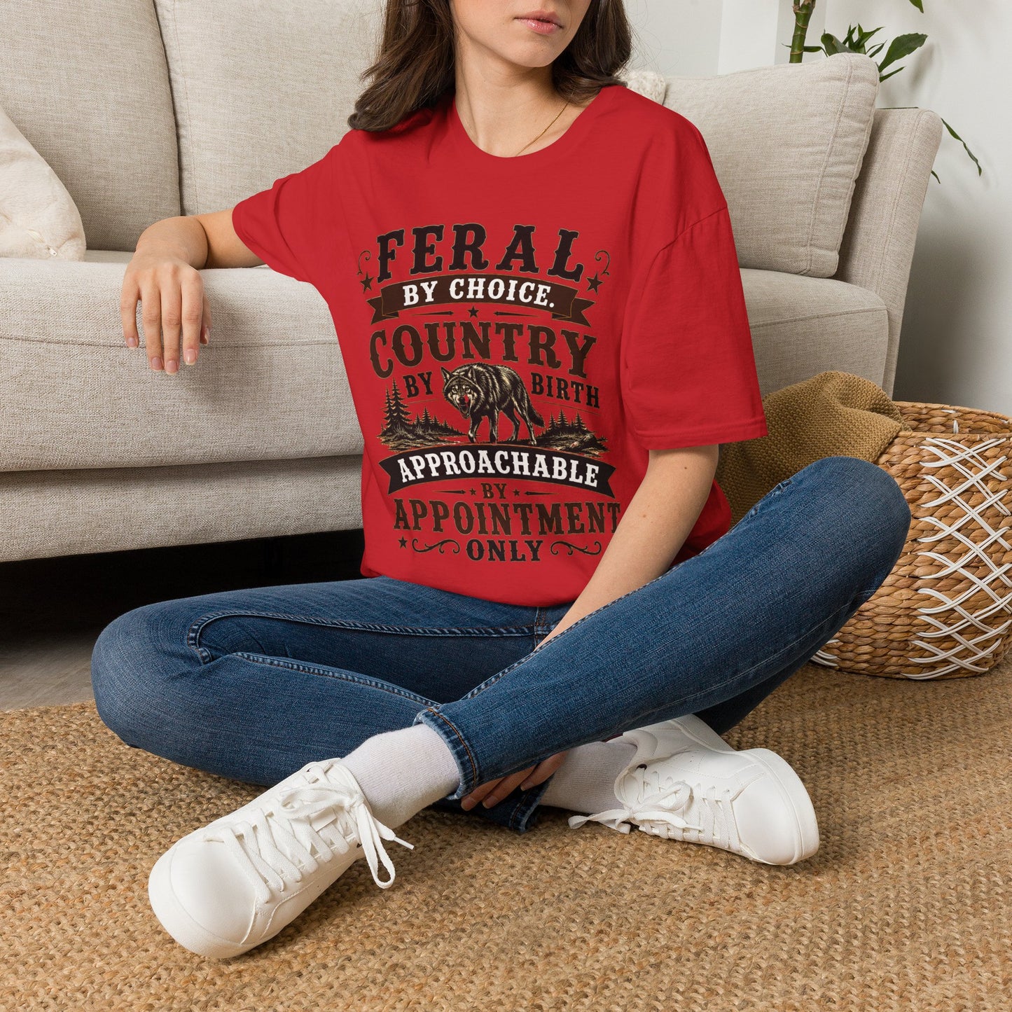Feral By Choice  Adult Size T-Shirt