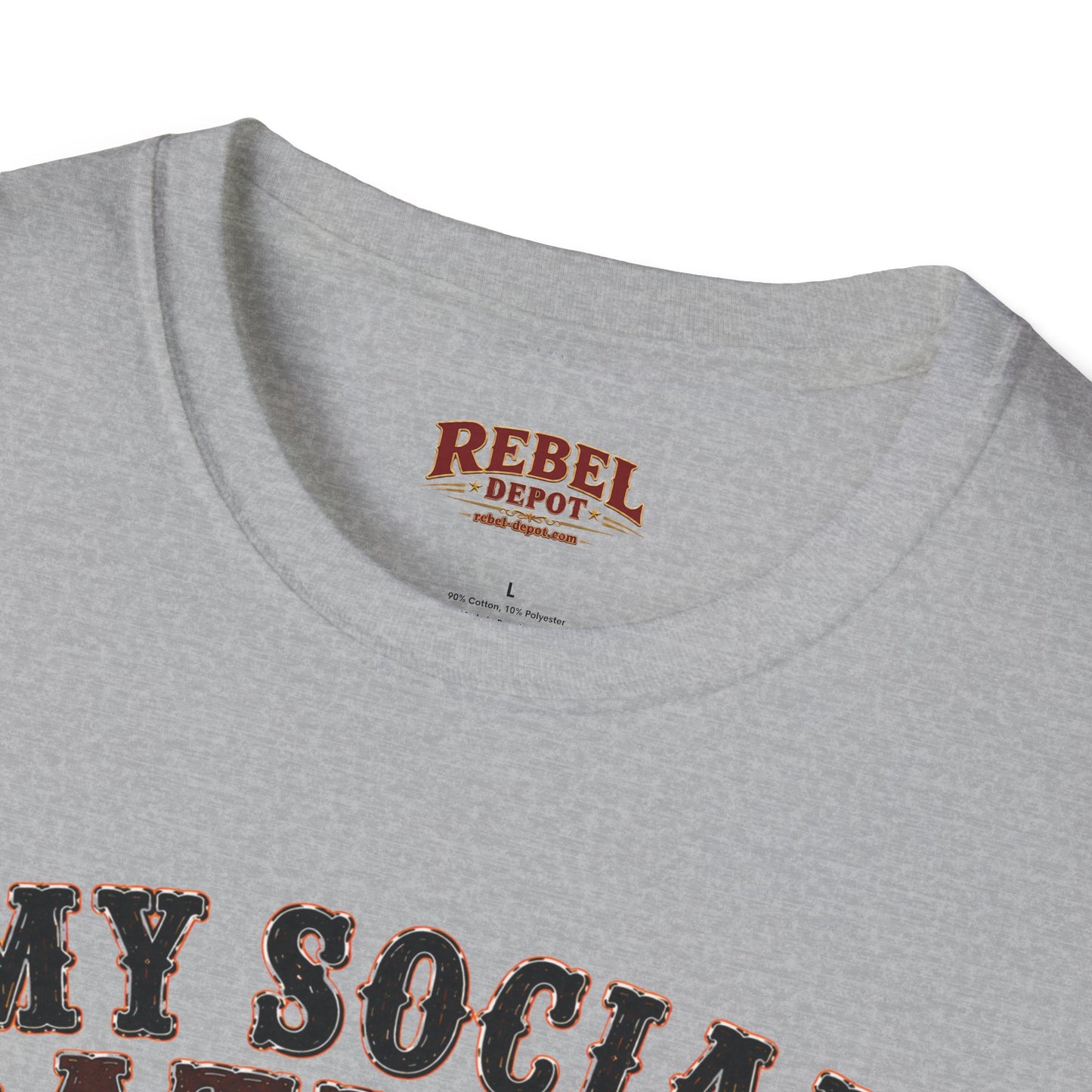 Social Battery Died  Adult Size T-Shirt