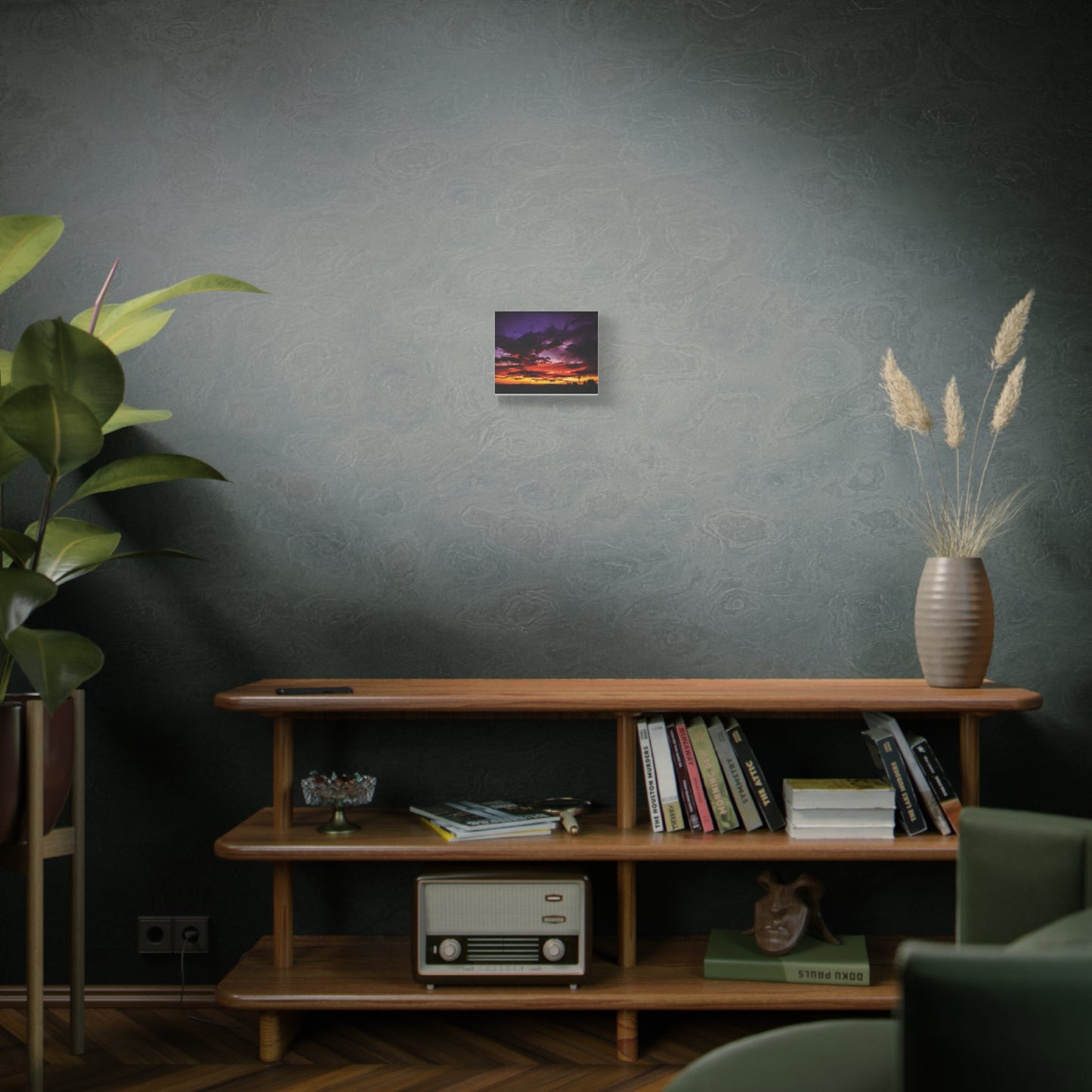 Ranch Sunset Matte Canvas Art