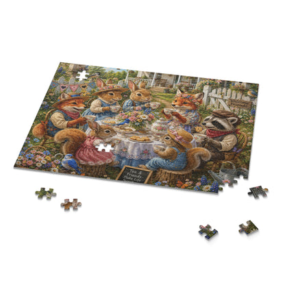Country Tea Party  Puzzle (120, 252, 500-Piece)