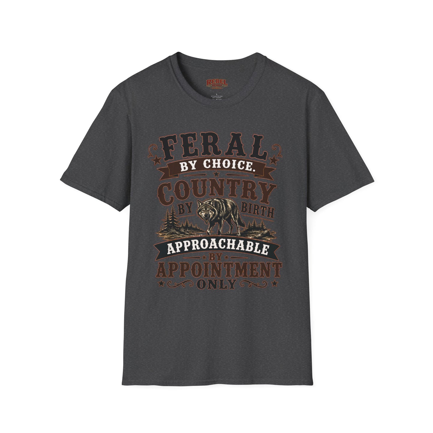 Feral By Choice  Adult Size T-Shirt