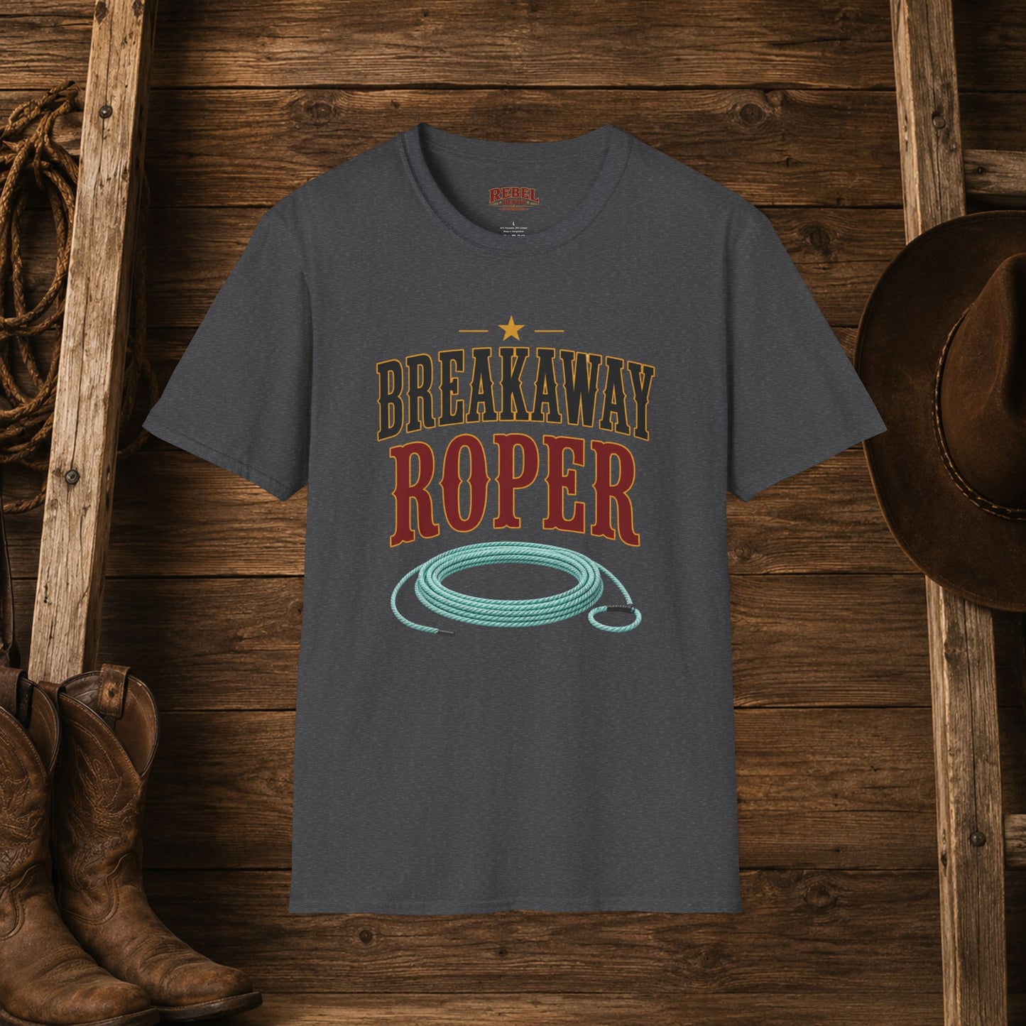 Breakaway Roper  Adult T-Shirt