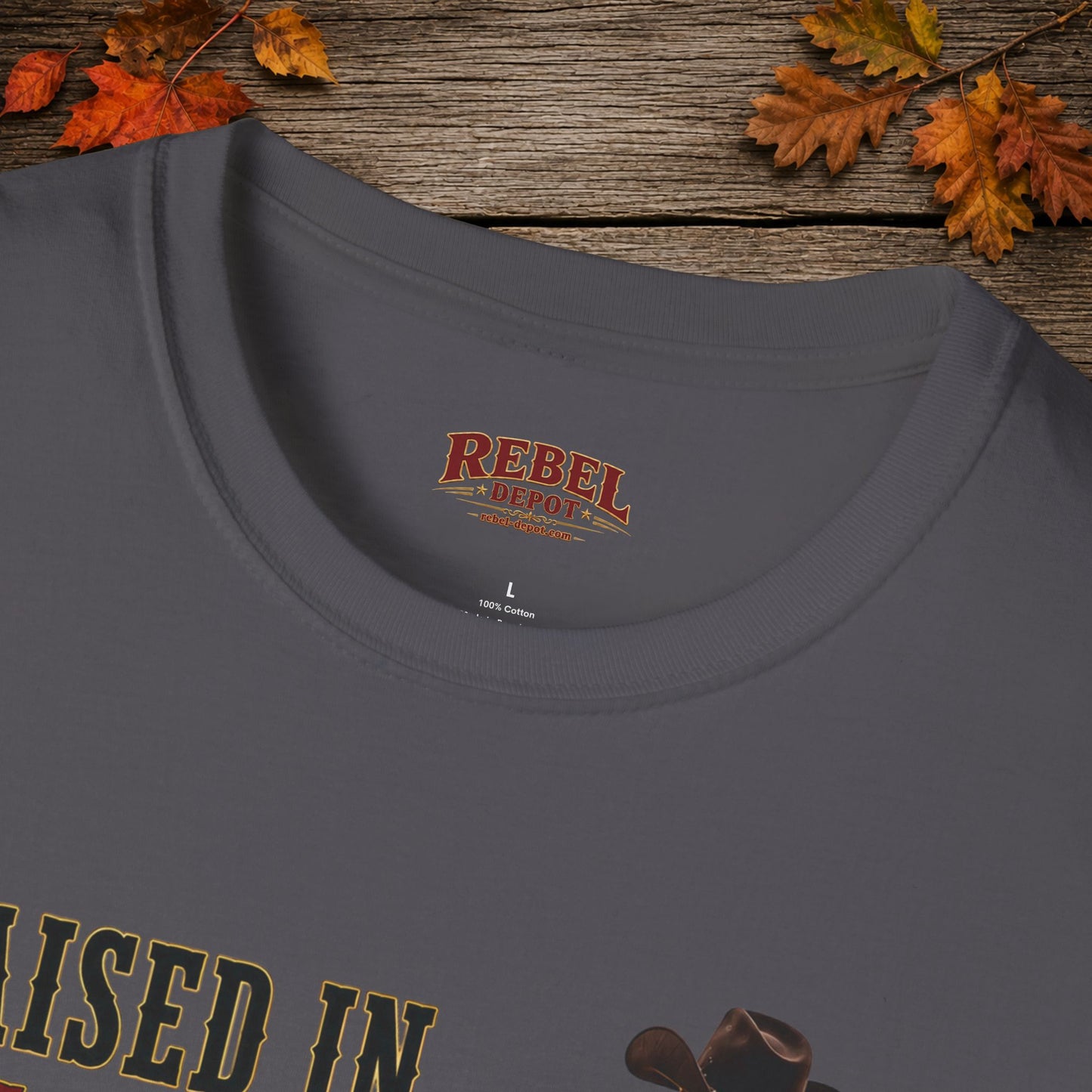 Raised Dirt Rodeo Cowgirl (Front)  Adult T-Shirt