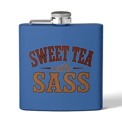 Sweet Tea Sass  Stainless Steel Flask, 6oz