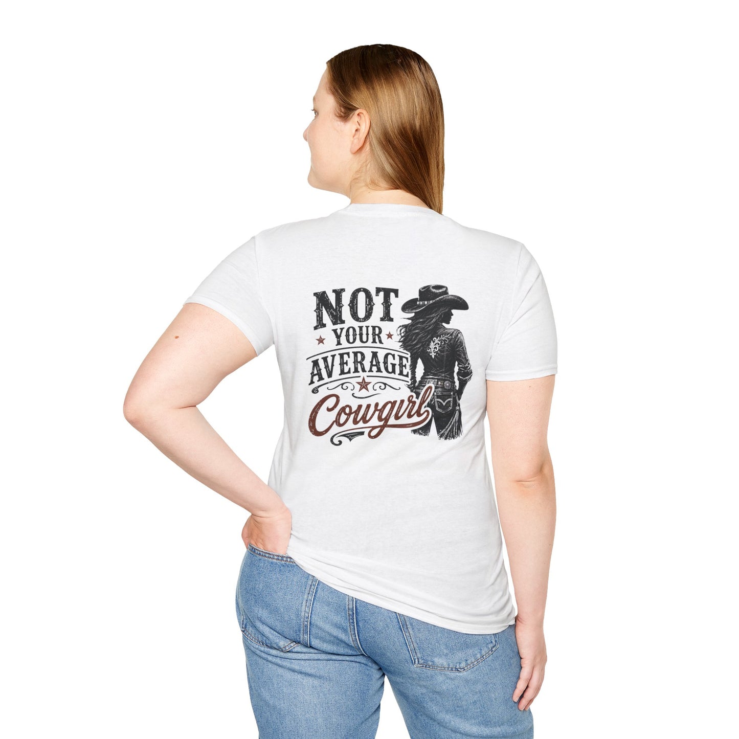 Not Your Average Cowgirl (Back) T-Shirt