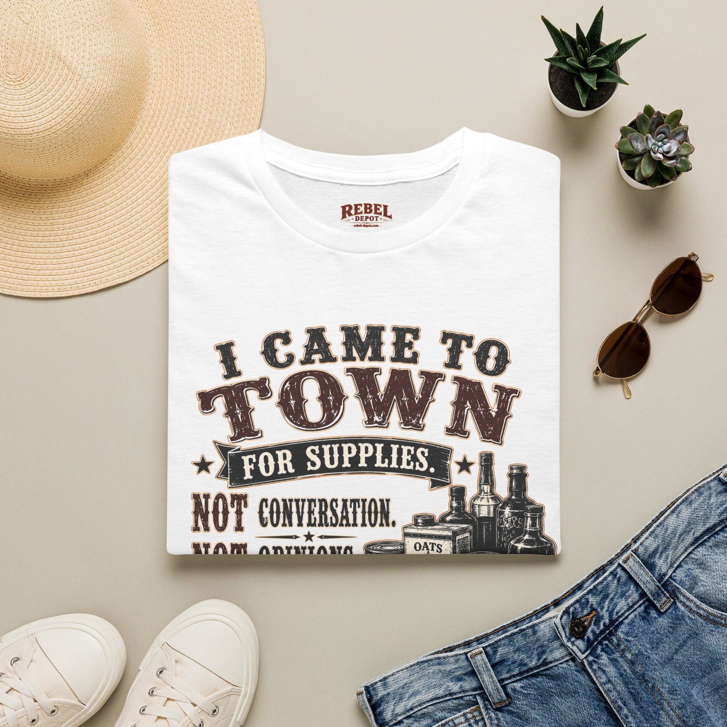 Came To Town for Supply's  Adult Size T-Shirt