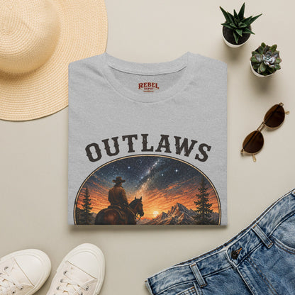 Outlaws Ride Wild   Adult Size T-Shirt