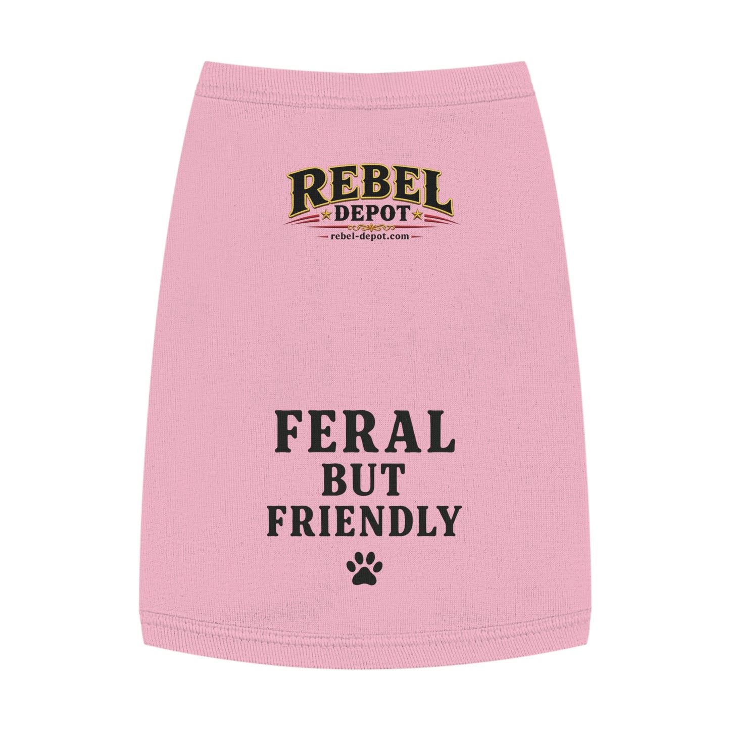 Feral But Friendly  Pet Tank Top