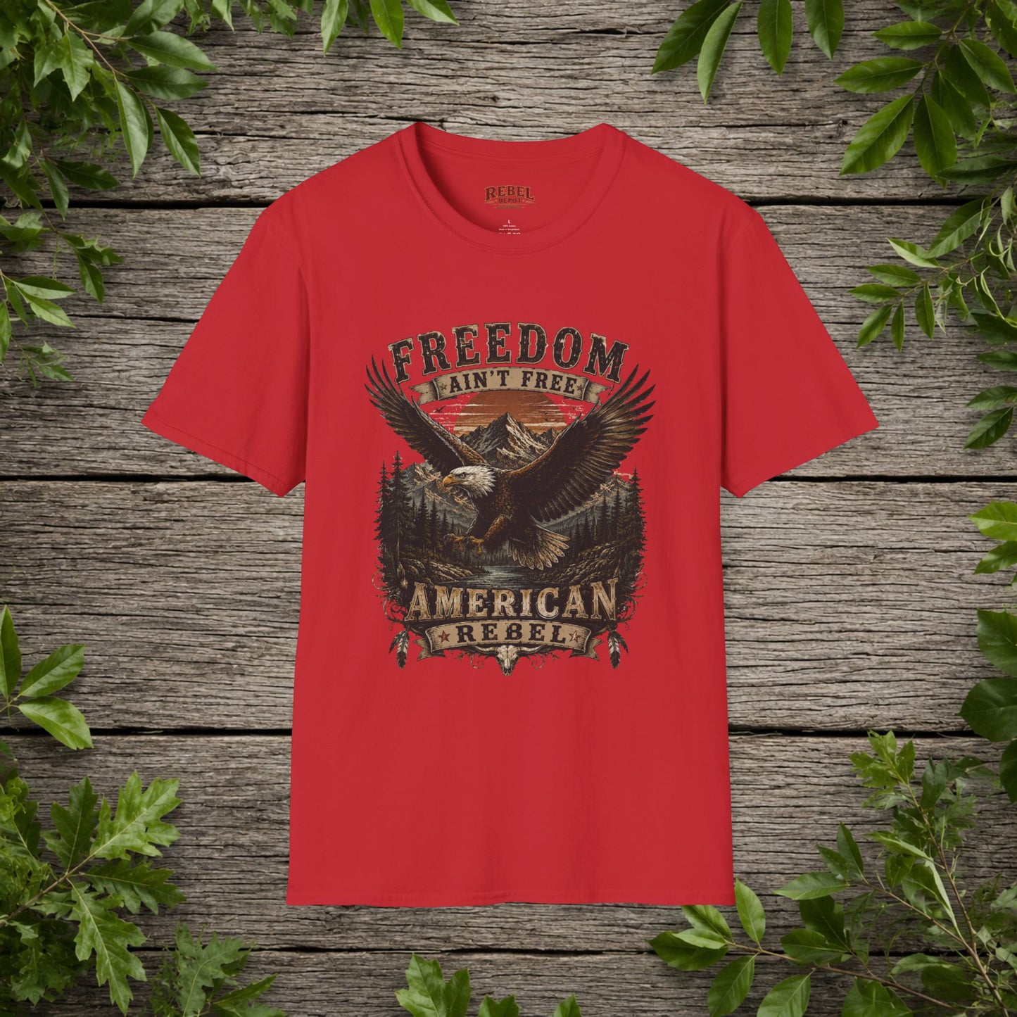 American Rebel Eagle  Adult Size T-Shirt