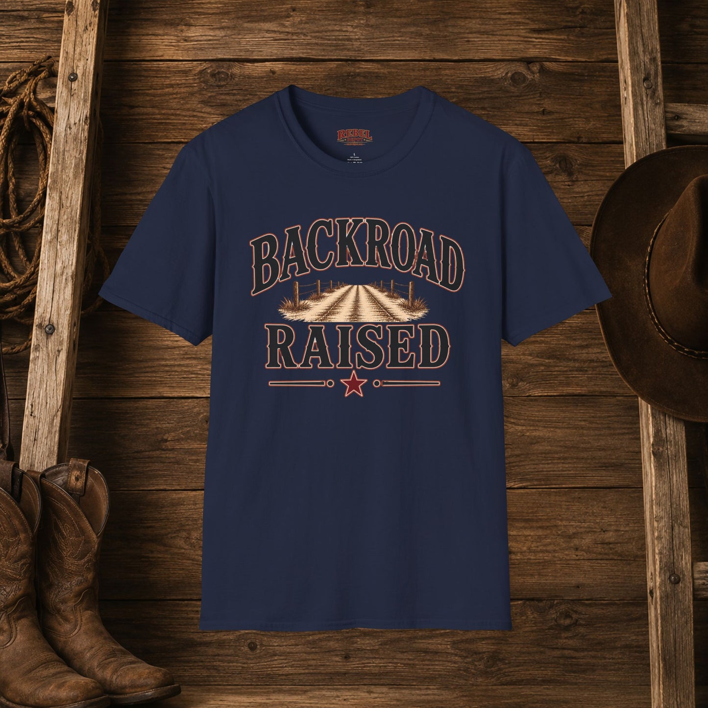 Backroad Raised Adult Size T-Shirt