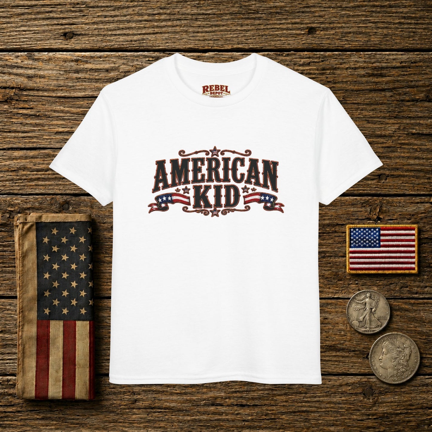 American Kid Patriot  Youth T-Shirt