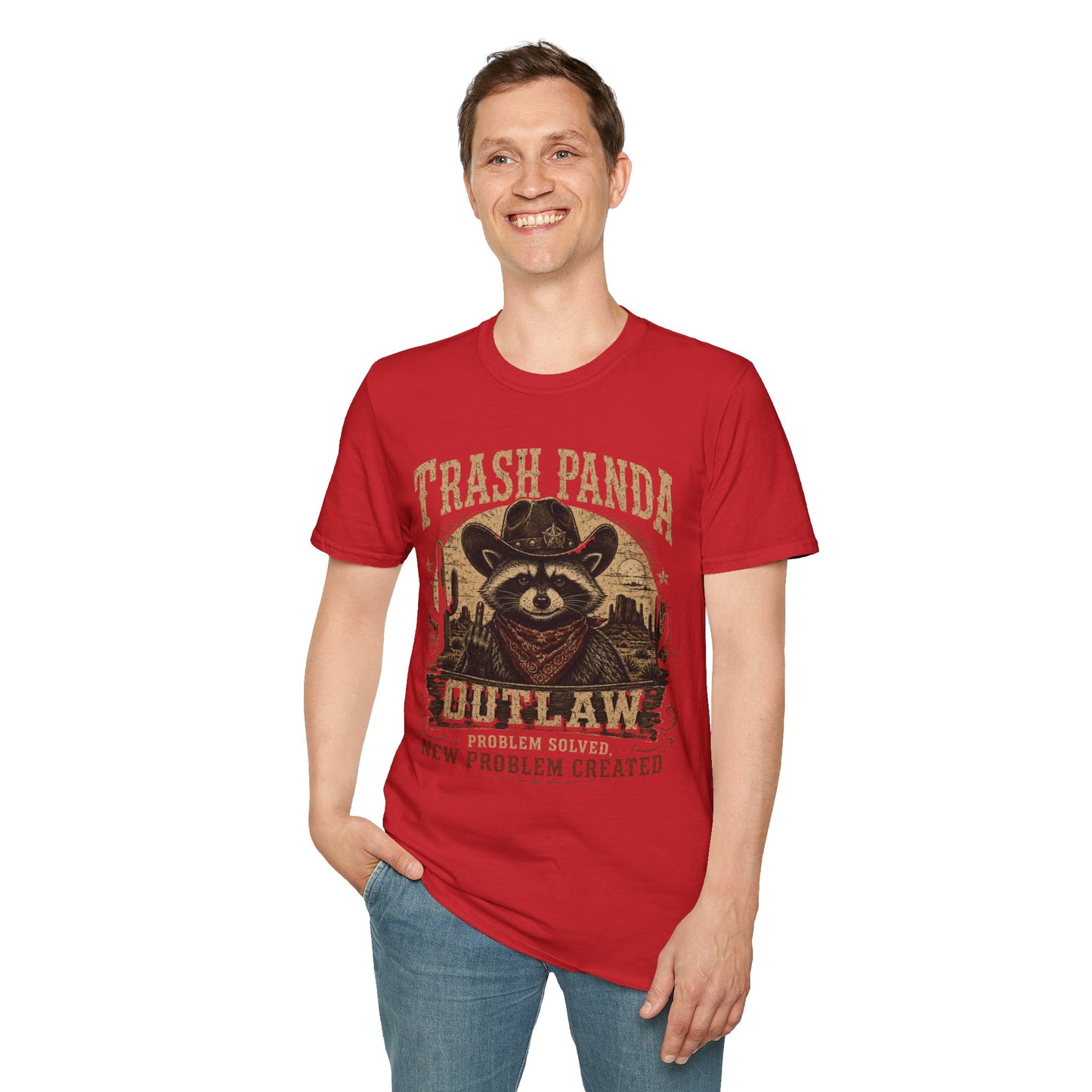 Trash Panda Outlaw (Offensive) Cowboy T-Shirt
