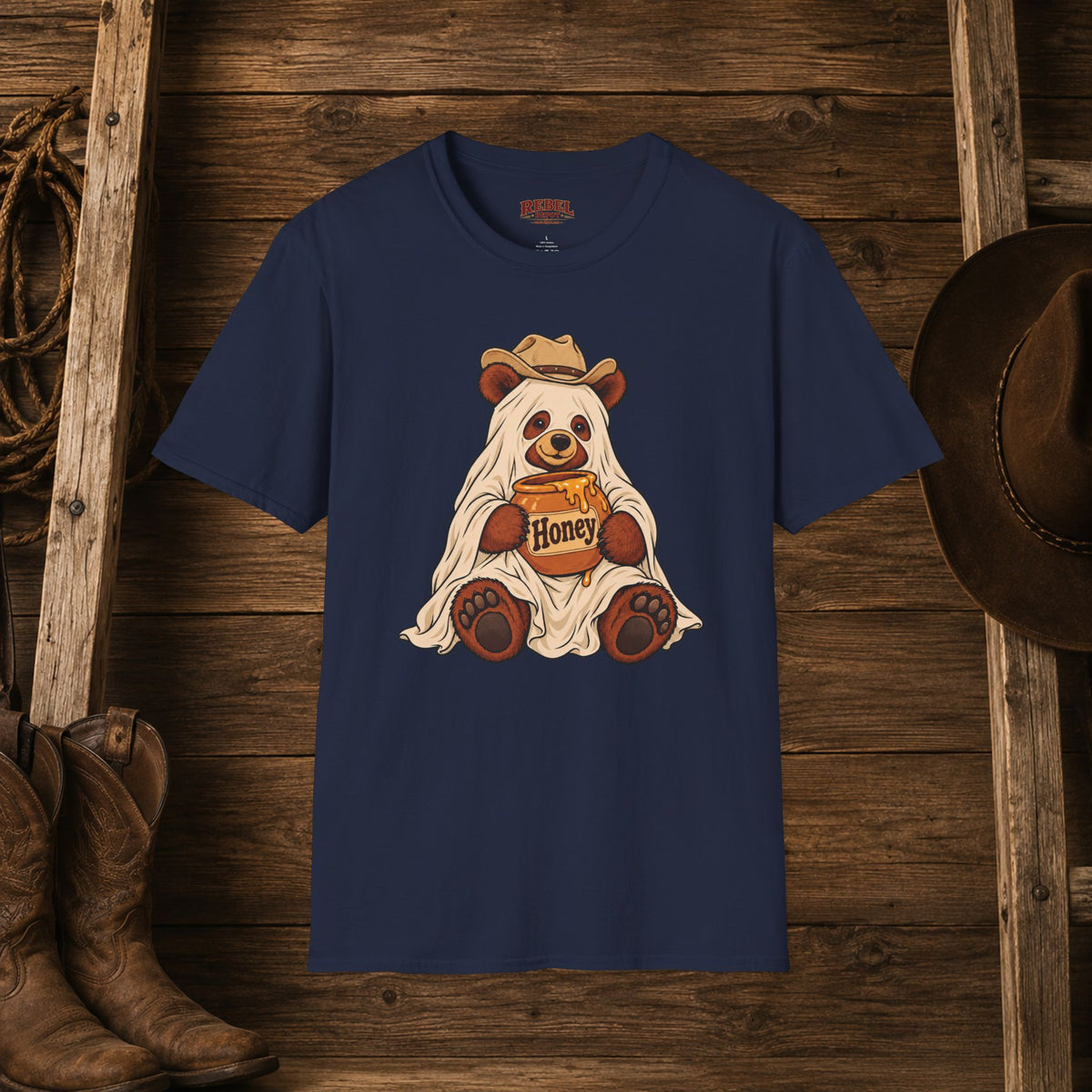 Boo Bear   Adult Size T-Shirt